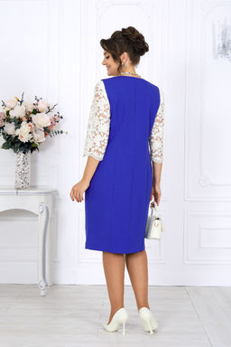 Сарафан Ninele 7443 васильковый фото 4