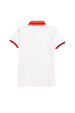 Белая футболка с воротником-поло для девочек Неожиданная скидка в корзине - U.s. polo assn фото 2