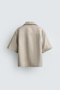 CAMISA FLUIDA RELAXED FIT / Gris / Tostado - Zara фото 7