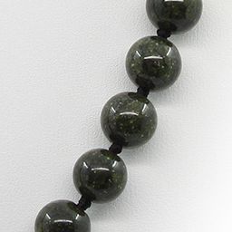 Бусы змеевик, круглые 8мм, короткие 48см