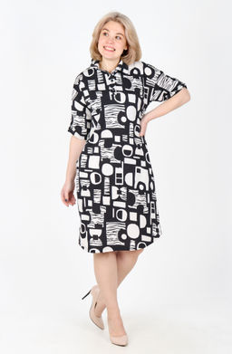 Платье София Х-452 (46-62) кулирка - Лотос фото 35