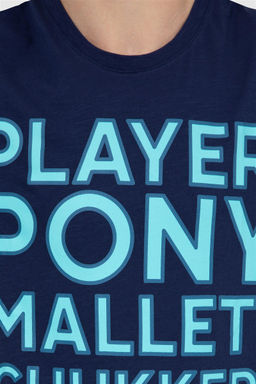 U. S. Polo Assn Мужская темно-синяя футболка с круглым вырезом - U.s. polo assn фото 12