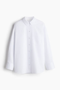 Camisa de algodon de corte holgado - H&m фото 4