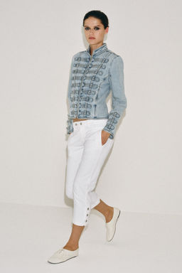 JEANS ZW COLLECTION CAPRI TIRO MEDIO / Blanco