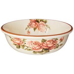 САЛАТНИК КОРЕЙСКАЯ РОЗА 21,5*21,5 СМ. ВЫСОТА=7,5 СМ. / 1350 МЛ.