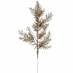 Цена за 4 шт. Ветка декоративная "Блеск" 25 см, Шампань