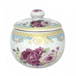 Сахарница 300мл Мечта с крышкой, фарфор арт. SL139-4"-540 (009406)