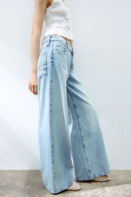 Baggy Wide Low Waist Jeans - H&m фото 5