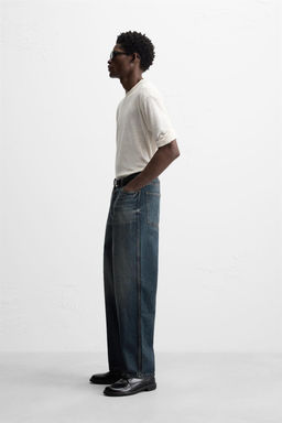 RELAXED STRAIGHT-LEG JEANS - Zara фото 21