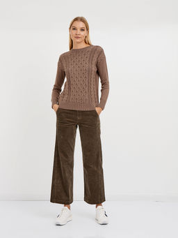 джемпер женский хлопковый с объёмным узором - Glenfield фото 2