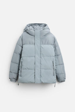 HOODED PUFFER JACKET - Zara фото 13