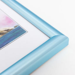 Цена за 2 шт. Фоторамка для фото 10×15 см «Радуга», пластик, голубой, (стекло)