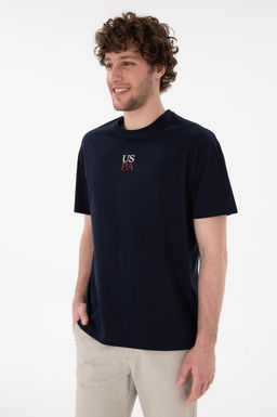 Erkek Comfort Fit Bisiklet Yaka Lacivert Ti__rt Sepette S_rpriz _ndirim - U.s. polo assn фото 4