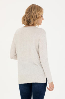 U. S. Polo Assn Женский базовый свитер с круглым вырезом и каменным меланжом - U.s. polo assn фото 19