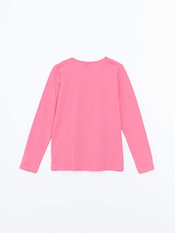 Bisiklet Yaka K?z ?ocuk Ti??rt - Waikiki фото 3