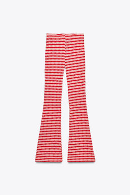 JACQUARD FLARE TROUSERS - Zara фото 5