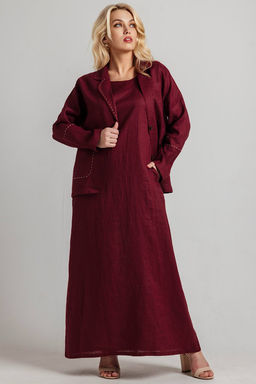 Платье П91029/02/Винный