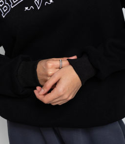 Свитшот #КТ1782, чёрный