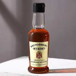 Гель для душа коньяк Настоящему мужику, 250 мл, аромат сандала и бергамота, HARD LINE