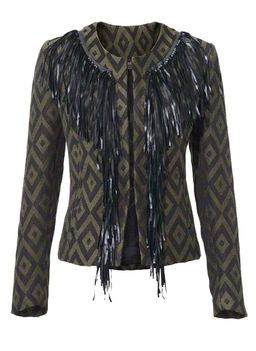 Блейзер, оливково-черный - Ashley brooke фото 2