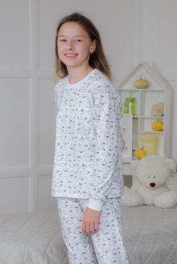Пижама детская из кулирки пенье на манжетах Дрёма овечки - Амадэль фото 5