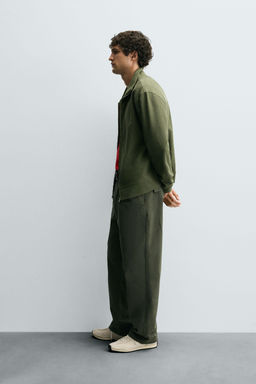 LIGHTWEIGHT QUARTER-ZIP SWEATSHIRT - Zara фото 4