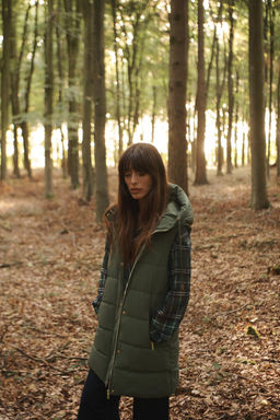 LONG PUFFER GILET - Zara фото 8