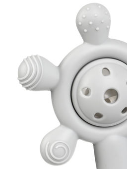 Прорезыватели силиконовые для зубов «Банан и погремушка», набор 2 шт.