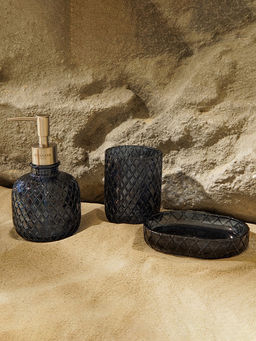 Аксессуары для ванной SL Home, 3 предмета, дозатор, мыльница, стакан