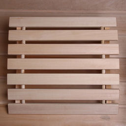 Подголовник для бани и сауны, 31×35×9.5 см, деревянный, анатомический, «Добропаровъ»