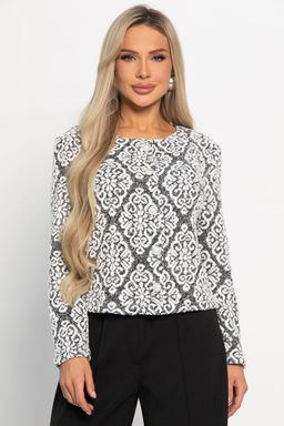 Жакет Парижское вдохновение (черно-белый) Б14928-10М