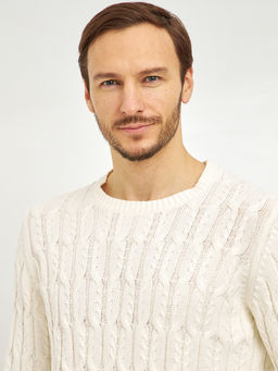 джемпер мужской из хлопка с косами - Glenfield фото 5