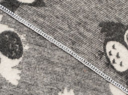 Одеяло 60% п/шерсть жаккард 100*140 " Совы" цв серый