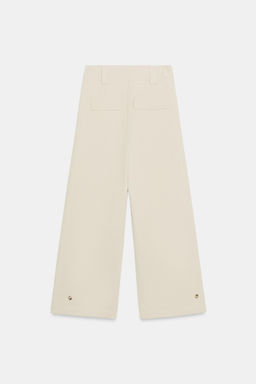 PANTAL?N CULOTTE TIRO ALTO / Crudo medio - Zara фото 11