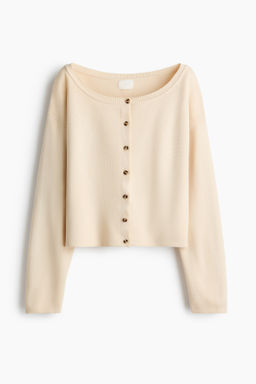 C?rdigan off-the-shoulder