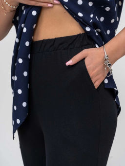 Костюм женский, цвет черный синий