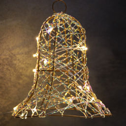 Светодиодная фигура «Колокол» 20×15×15 см, 20 LED, батарейки AAx2 (не в комплекте), свечение теплое белое