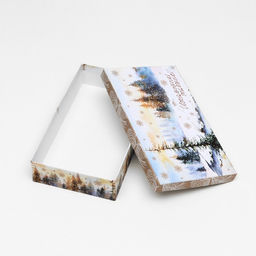 Набор подарочных новогодних коробок 4 в 1 «Зимние чудеса», 30×20×8 - 24×14×5 см