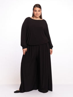 Брюки широкие BB19707BLK01 - Артесса фото 6
