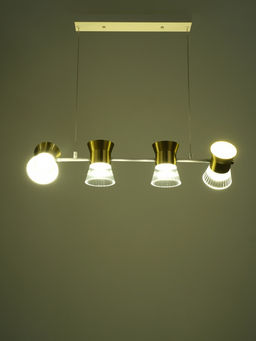 Светильник «Авион» LED 40 Вт 4000К бело-золотой 90×11×12-212 см