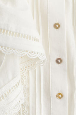 Vestido de algodon con jaretas - H&m фото 7