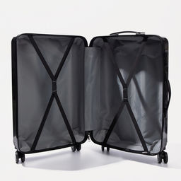 Чемодан средний 24, кодовый замок, цвет чёрный - Simaland фото 9