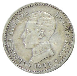 50 сентимо 1904 (10) года Испания