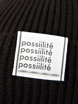 Шапка жен. шерсть+акр LB-BR55040 black - Labbra фото 3