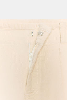 CORDUROY EFFECT STRAIGHT-LEG TROUSERS - Zara фото 10