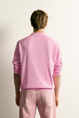 POLO PUNTO RELAXED FIT / Rosa vigor? - Zara фото 3