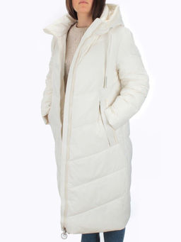 126 WHITE Пальто зимнее женское (200 гр. холлофайбер) - Fashion фото 9