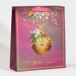 Пакет ламинированный вертикальный Нежность, M 26 30 9 см - Дарите счастье фото 3