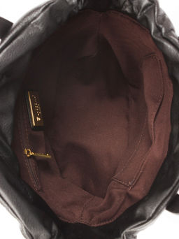 LACCOMA сумка АМ2420-черный натуральная кожа фото 4