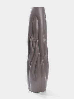 Ваза напольная керамика "Бертольдо" 58х12 см, серый